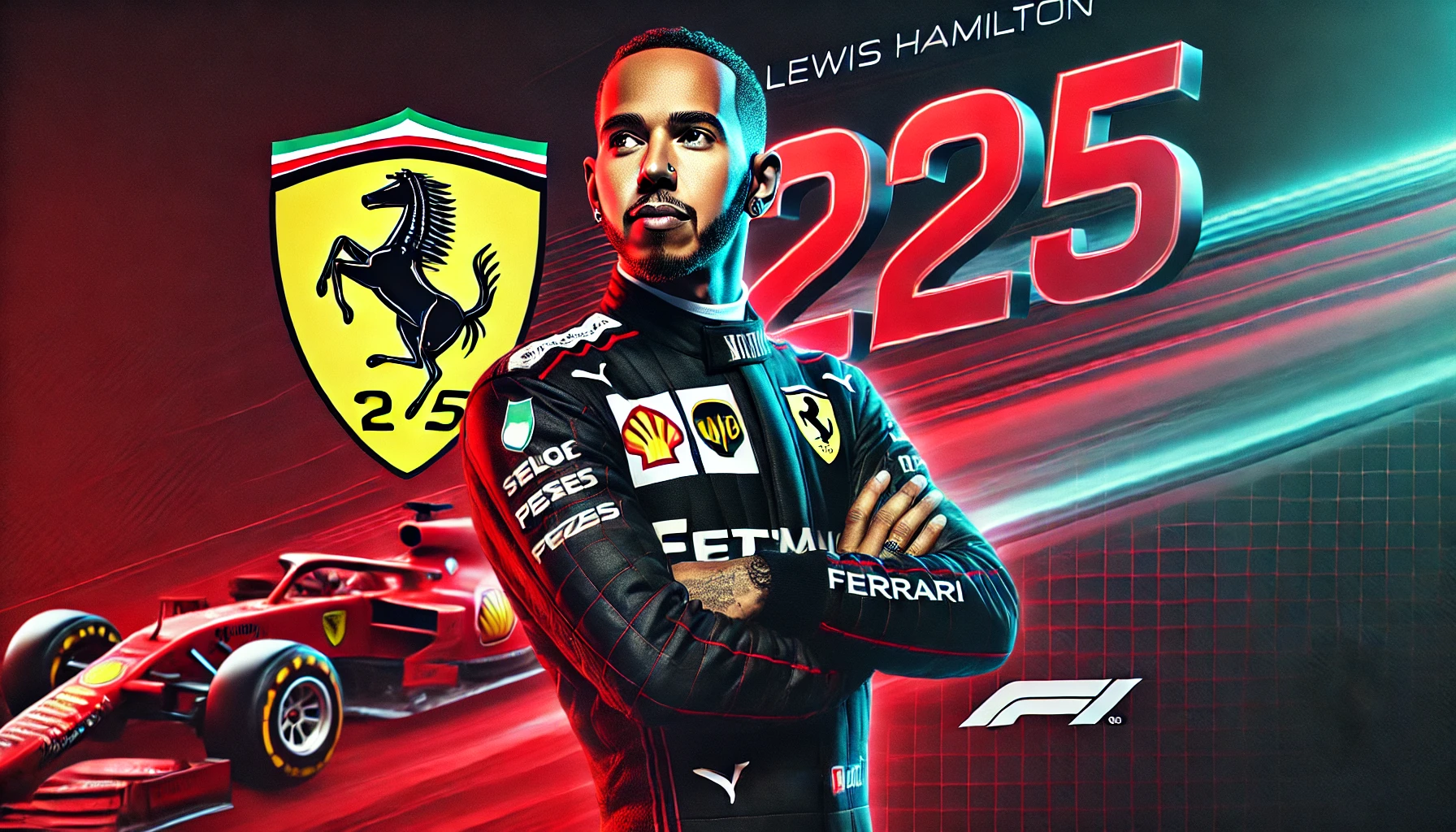 lewis hamilton career in ferrari for the season 2025